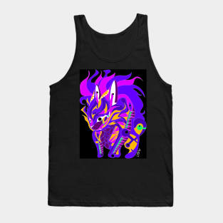 black esquilax the cryptid myth rabbit usagi ecopop Tank Top